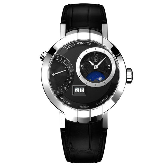 Buy Replica Harry Winston PREMIER EXCENTER TIME ZONE PRNATZ41WW001 watch